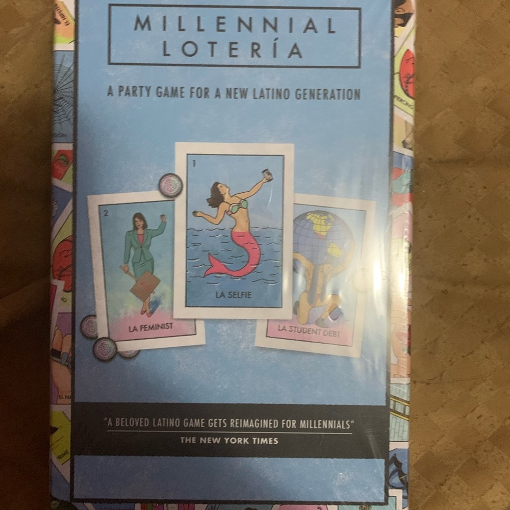 Millennial Loteria Game: Family Fiesta Edition